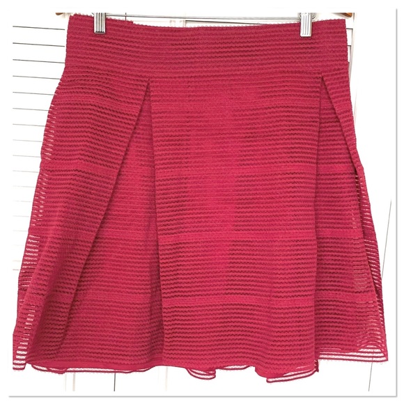 Torrid Striped Sheer Lace Flared Skirt - Picture 8 of 8
